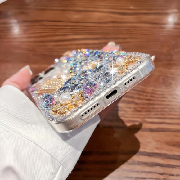 Iphone 16 16 Pro 16 Pro Max iPhone Luxury Diamond Case - Picture 4 of 9